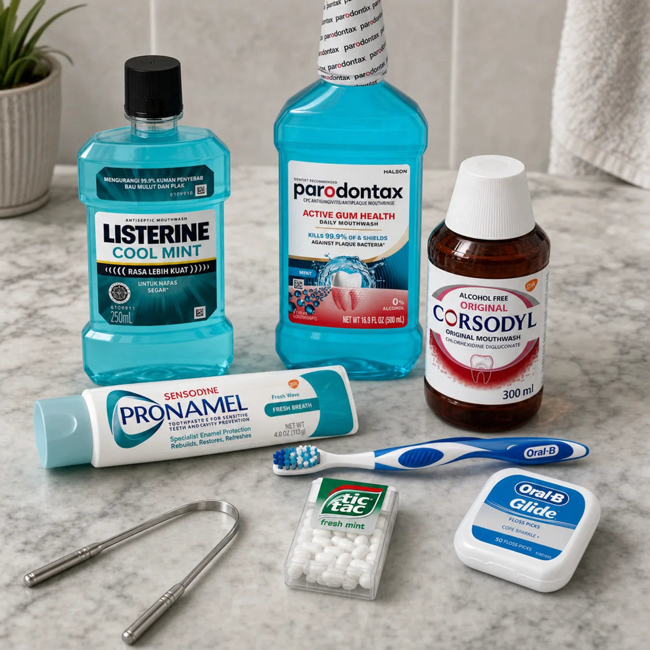 Traditional oral care tools comparison