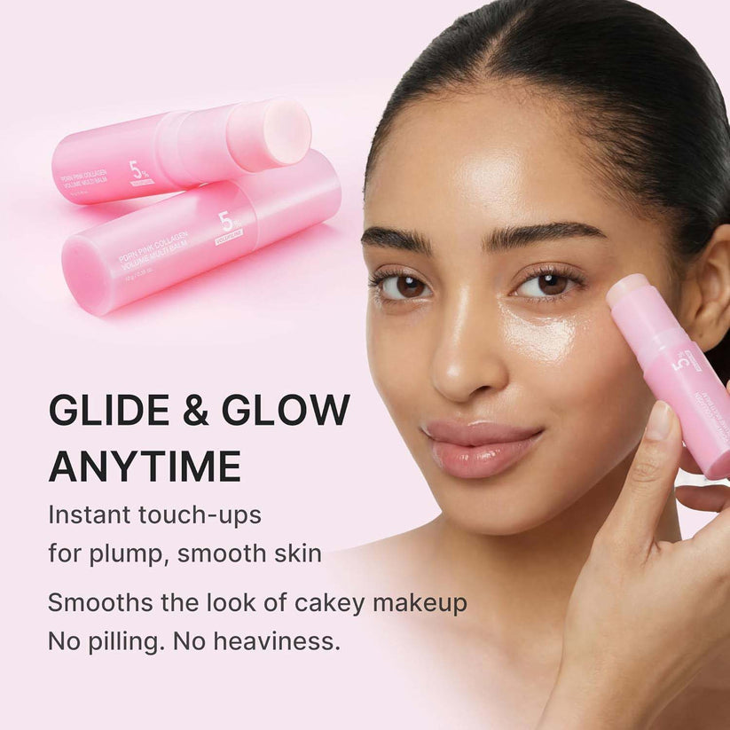 PDRN Pink Collagen Stick product texture thumbnail